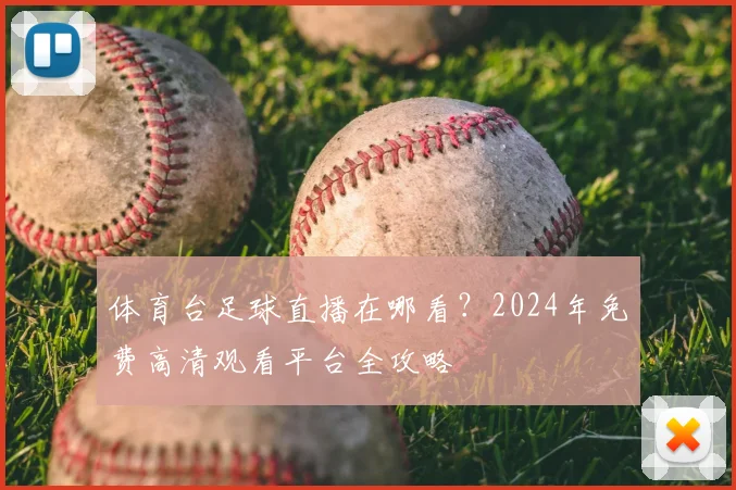 体育台足球直播在哪看？2024年免费高清观看平台全攻略